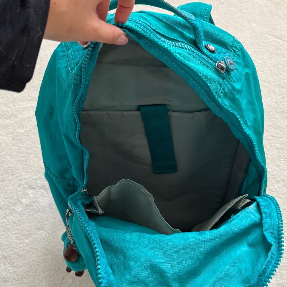 Blue/Green/Teal Kipling Backpack - image 4